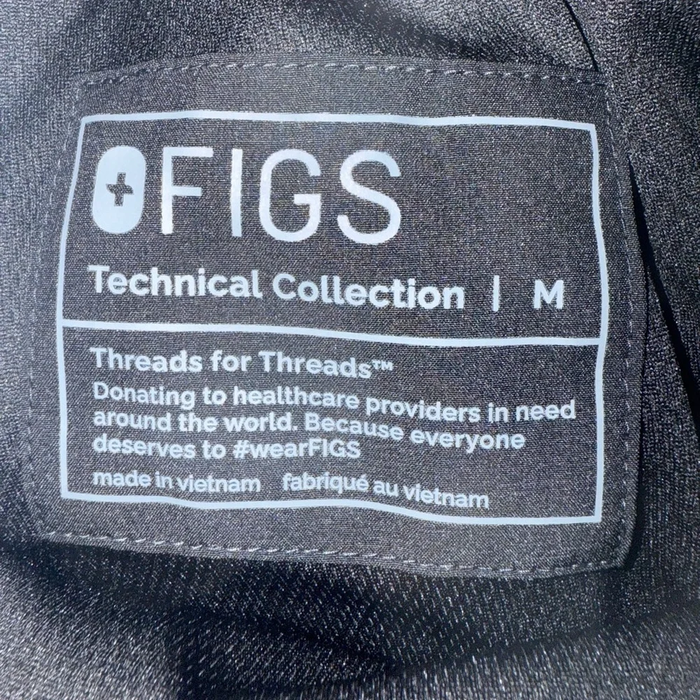 Figs Men's Lined Black Jogger Pants